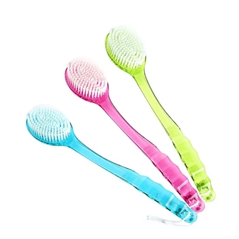 

3PCS Long Handled Plastic Bath Shower Back Brush Scrubber Skin Cleaning Brushes Body for Bathroom Accessories Cleaning Tool
