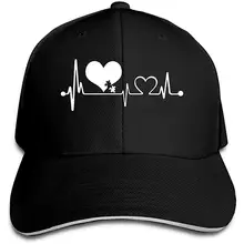 Для Мужчин's Для женщин аутизма сердцебиение Кепка-тракер Кепки Бейсбол Кепки