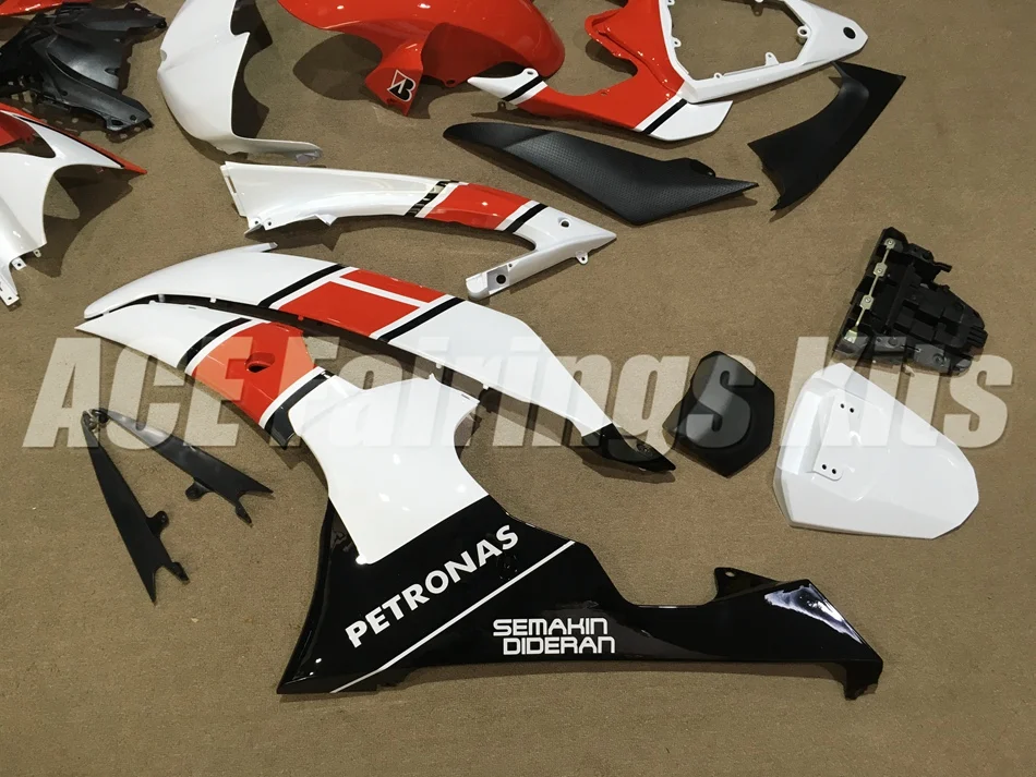 ABS полный обтекатель наборы, пригодный для YAMAHA YZF-R6 2006 2007 обтекатели комплект YZF1000 YZF R6 06 07 части литья под давлением красный черный белый