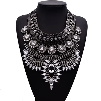 Bohemian Fashion Statement Necklace (0016)