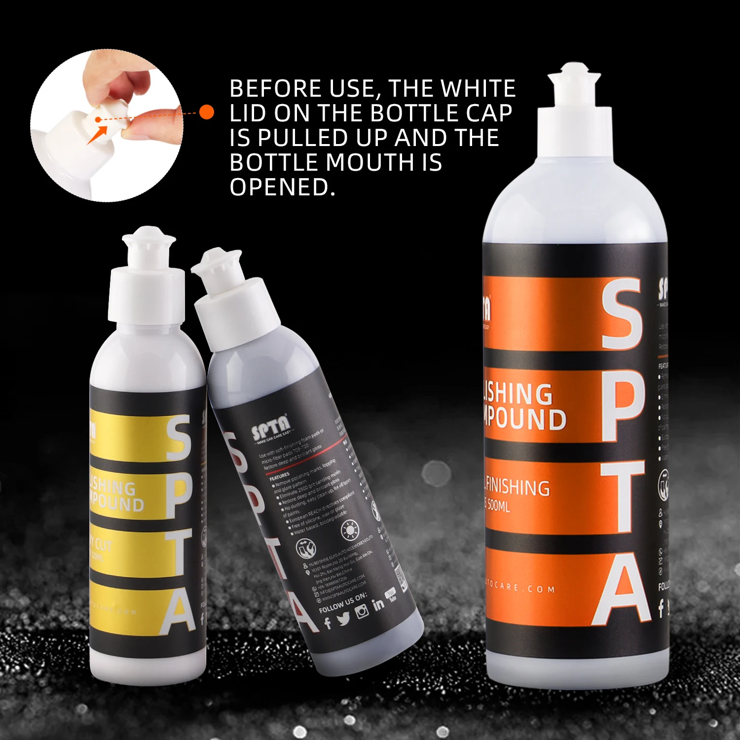 SPTA Car Paint Polishing Wax Polishing Compound for Car Scratch