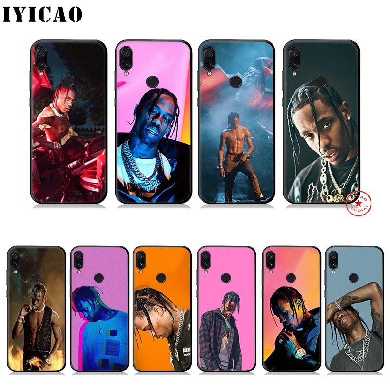 IYICAO Travis Scott Rapper Soft Case for Xiaomi Redmi Note 8 7 6 5 Pro 5A 4X Back Silicone |