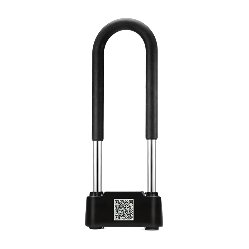

5V450mA Stainless Anti-theft Smart U Lock Portable Keyless Doors Cargo Padlock