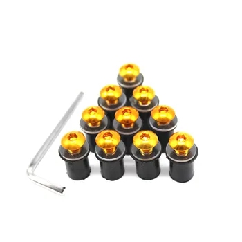 

Universal 10PCS M5 5mm Windscreen Windshield Bolts Screw Kits For Ducati MONSTER 620 696 796 749 1098S MONSTER 821 MONSTER 1200S