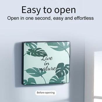

Bathroom Organizer Home Office No Drilling Large Capacity Storage Holder Foldable Wall Mounted Toilet Printed Quick Organization