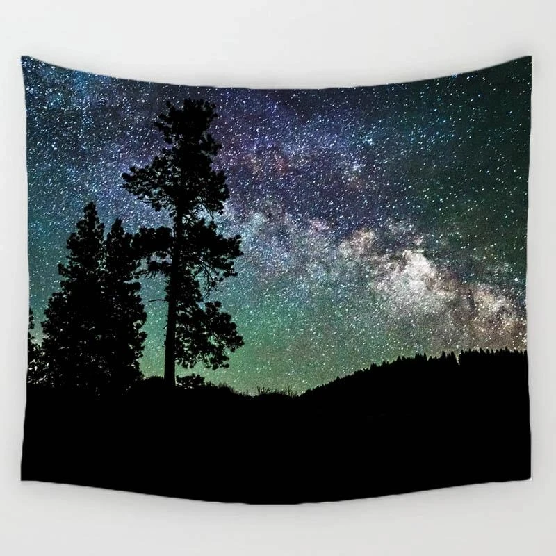 

2021 New Starry Skies Tapestry Printed Wall Hanging Tapestry Polyester Tapestry