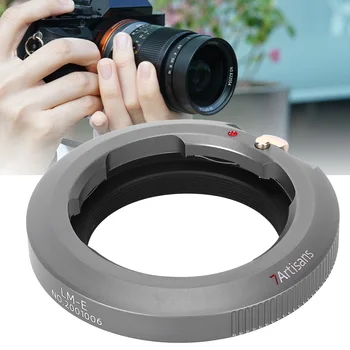 

7Artisans M-E Aluminium Magnesium Alloy Adapter Ring for Leica M Mount Lens to for Sony E Mount Camera DSLR Body