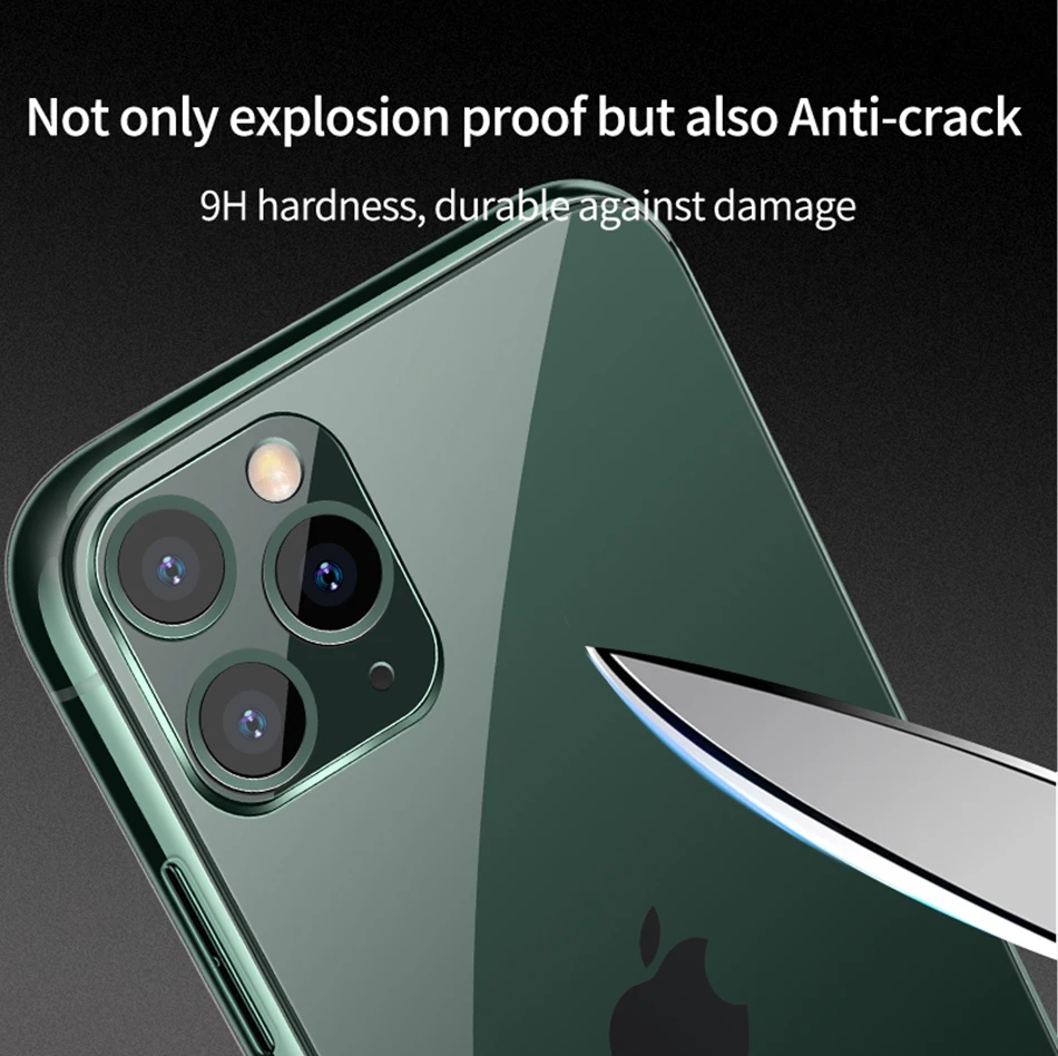 IHaitun роскошный стеклянный чехол для iPhone 11 Pro Max чехол s Мягкий край ультра тонкий прозрачный стеклянный чехол для iPhone XS MAX XR X 10 7 8