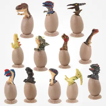 

12Pcs Simulate Dinosaur Eggs Toys with Removable Base