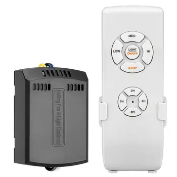 

Small Size Universal Ceiling Fan Lamp Remote Control Kit 110-240V Timing Wireless Control Switch Adjusted Wind Speed Receiver