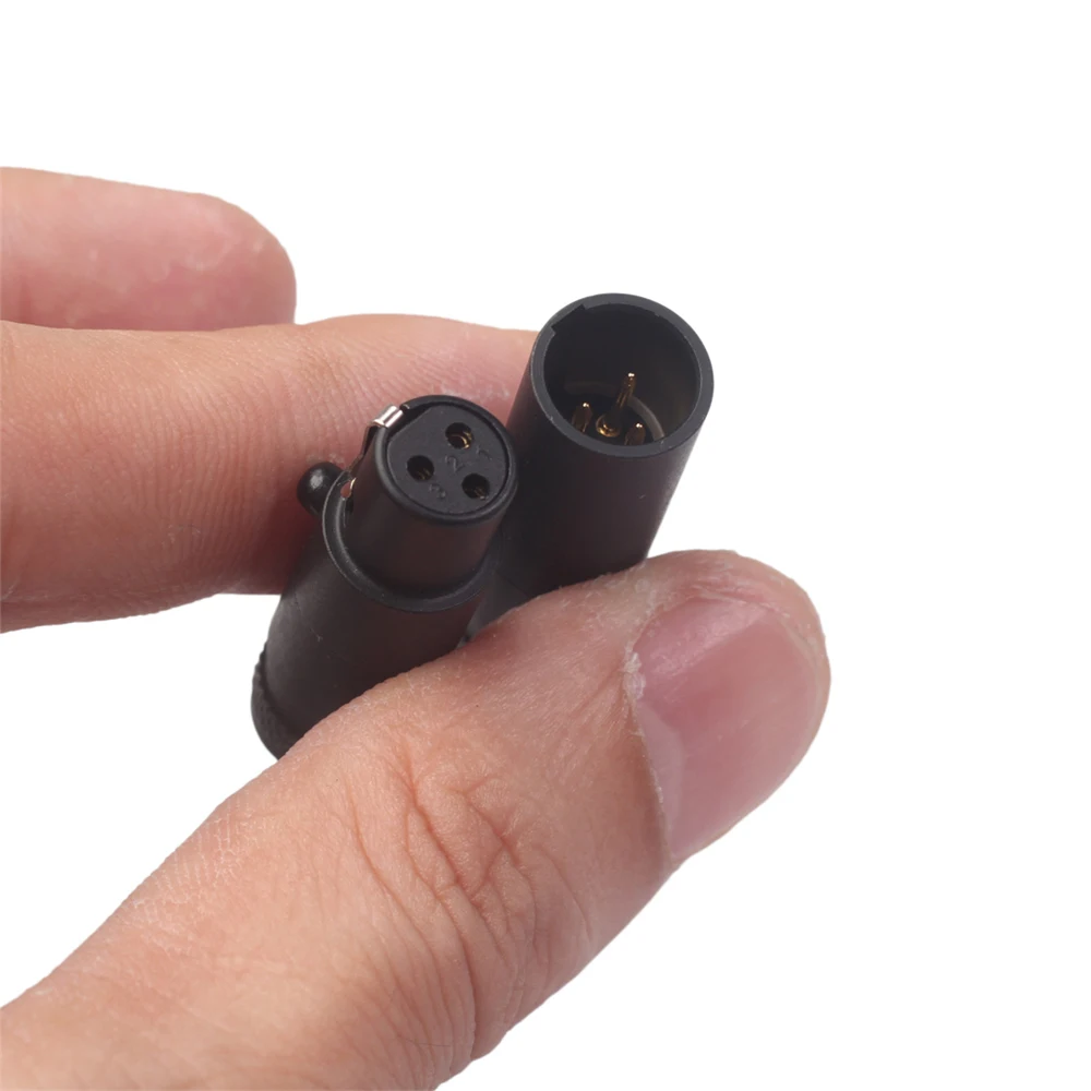 Прочный разъем износостойкий 2 шт. Mini XLR 3Pin микрофон сварочный аудио разъем Мужской Женский Терминалы штекер