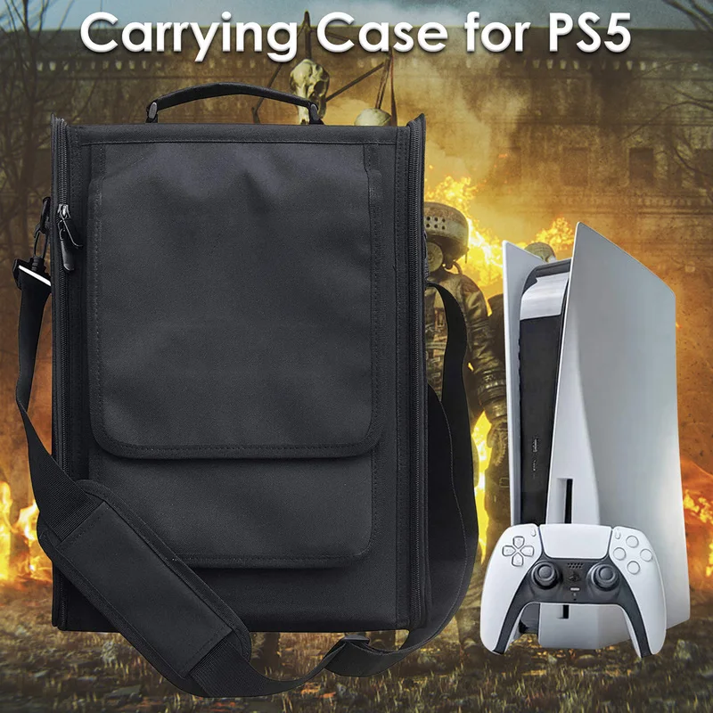 

Carrying Bag Case Storage Container for PS5 Game Console Camping Game Bag