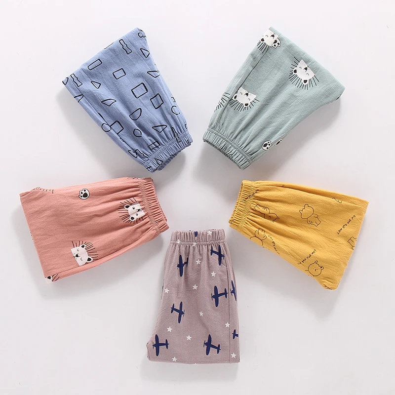 Summer Baby Boys Girls Harem Pants Kids Children Thin Anti Mosquito Pants Boys Girls Clothes Kids Casual Joggers 2 4 6 8Y