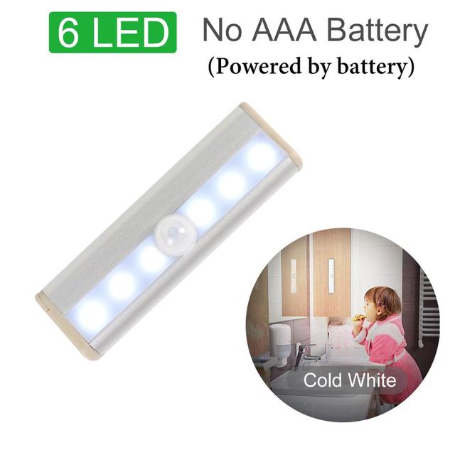 Sensor Wireless Night Lights Bedroom Decor LED Light Detector Wall Decorative Lamp Staircase Closet Room Aisle Lighting