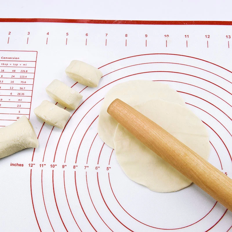 40X60CM Non-Stick Silicone Baking Mats Pad Sheet Glass Fiber Rolling Dough Mat Cookie Macaron Pastry Tools | Дом и сад