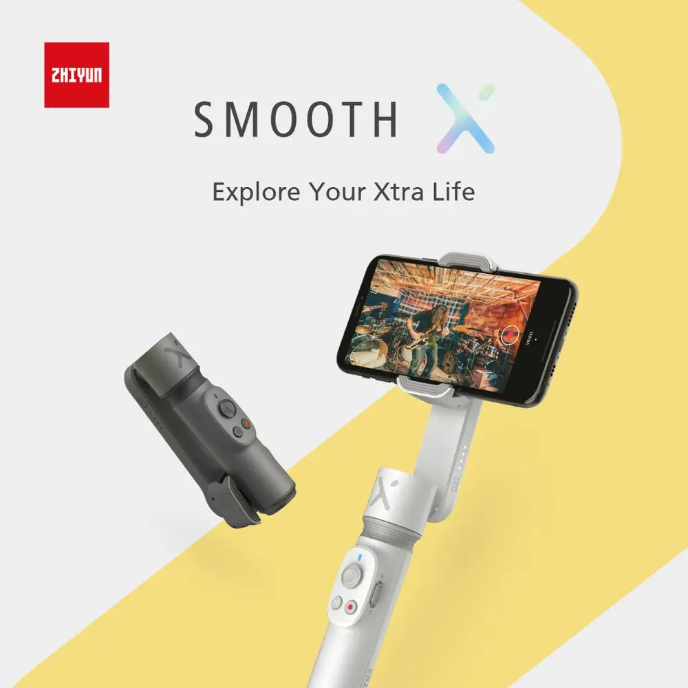 Ручной Стабилизатор ZHIYUN smooth x мини-стабилизатор мобильный телефон селфи-палка vlog