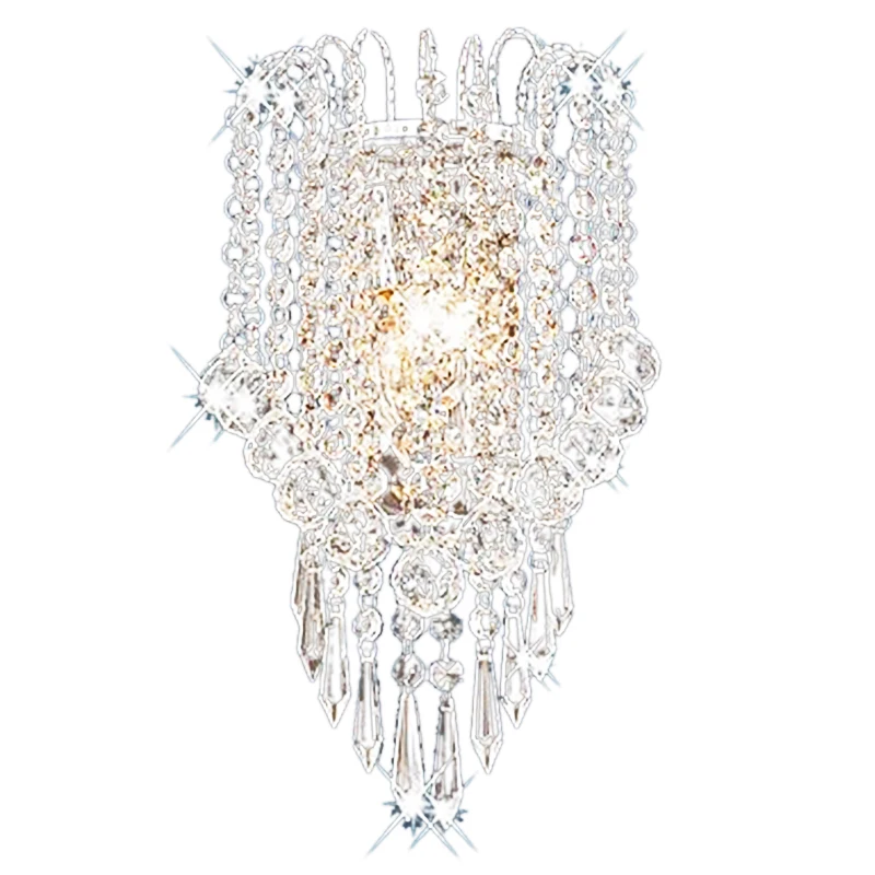 

Artistic Metal Modern Led Crystal Wall Light Home Lighting Wall Light