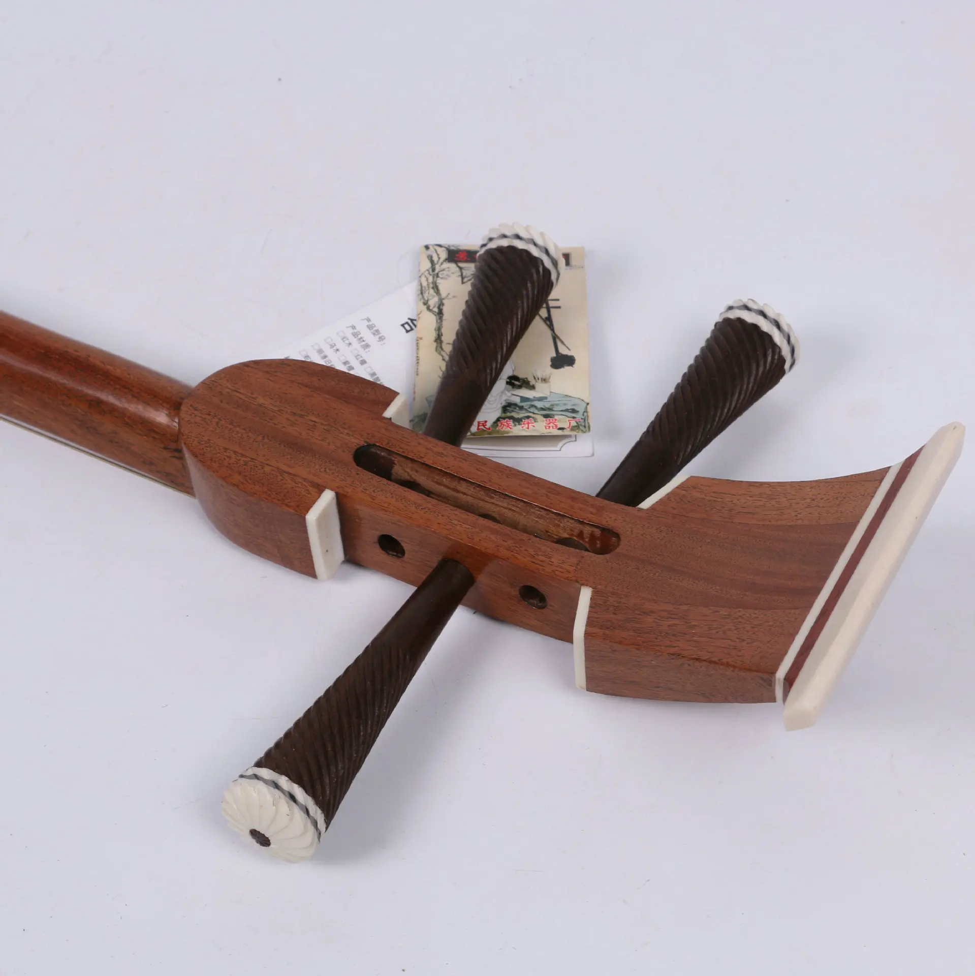 Sanxian handmade traditional folk musical instruments red sandalwood