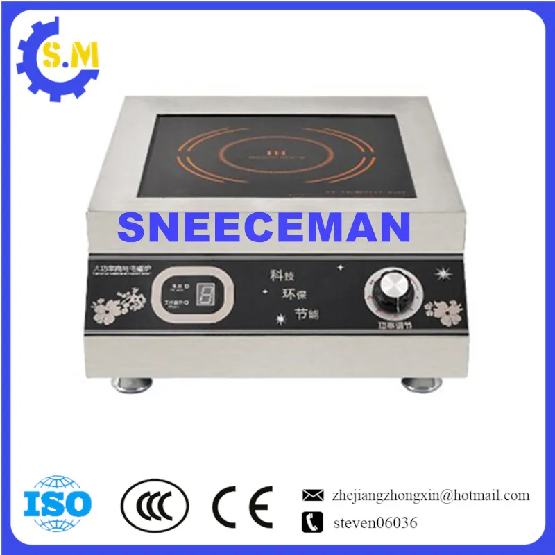 

Commercial induction cooker 5000w commercial soup stove Electric stove Flat tabletop high power induction cooker stainless steel