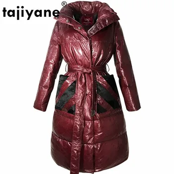 

Real Fur Coat Female Genuine Leather Jacket Women Clothes 2019 Winter Sheepskin Coat White Goose Down Korean Vintage Tops ZT4098