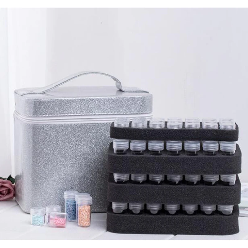 Новый 126 бутылки алмазов картина аксессуары Сумочка для хранения бисера бутылка