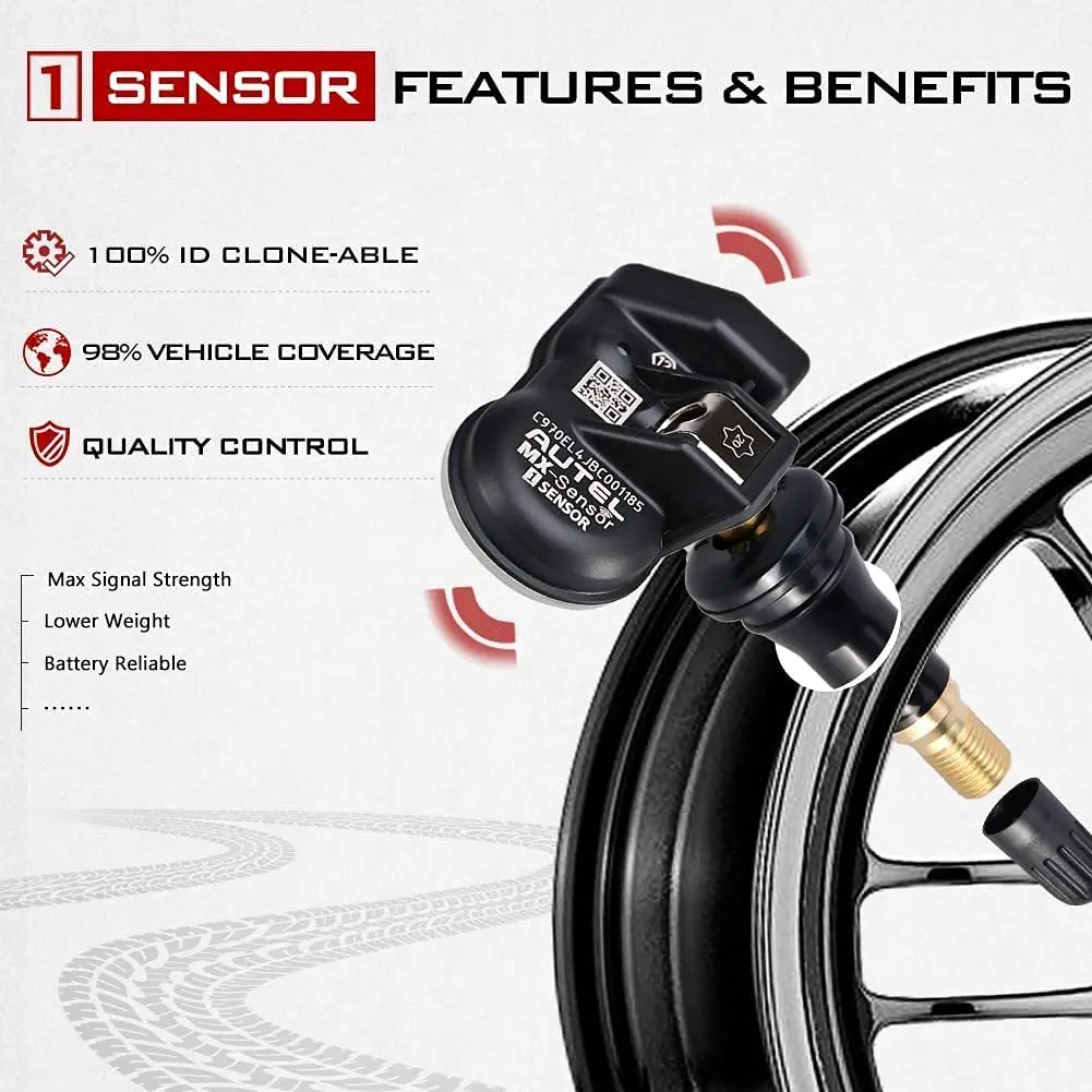1/4/8pcのautel mxセンサーゴム433mhz + 315 mhz 2in1Mx-Sensor tpms