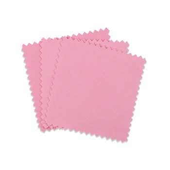 

50/100 pcs Cleaning Cloth Polishing Anti-fouling Cloth for Silver Gold Jewelry Random Color TB Sale