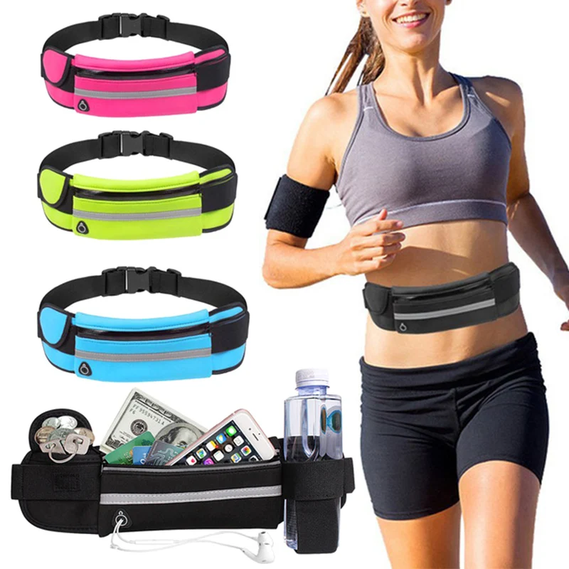 

Hot 1pc Waist Bum Bag Fanny Pack Belt Money For Running Jogging Cycling Phones Sport Running Waterproof Belt Waist Bag
