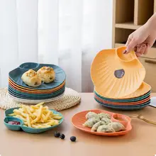 

Drop Resistance Shell Shape Bright Color Snack Plate for Restaurant