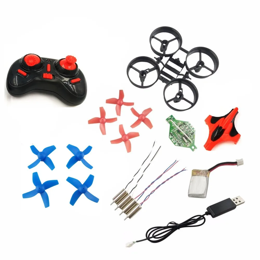 Eachine 010 DIY Mini RC Drone 2.4GHz RC Helicopter W/ 5.8G FPV Camera Headless Quadcopter Propeller Motor Battery Receiver Board camoro quadcopter drone with camera RC Quadcopter