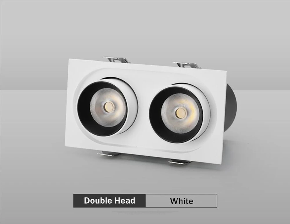 Led Ceiling Downlight Adjustable 360 degrees Nordic Spot light 12W 10W AC110V 220V Recessed Led Bulb Bedroom Kitchen Indoor lamp