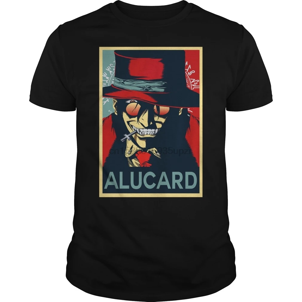 Мужская футболка Alucard Hellsing рубашка cool wo футболки Топ|Футболки| |