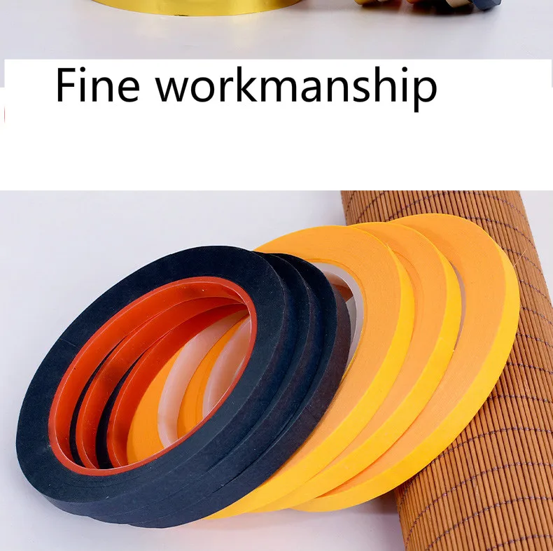 50M Bunte Säumen Papier Band mit Gum Klebstoff Xuan Papier Band für Chinesische Malerei Kalligraphie Montage DIY Handwerk – Detail 6