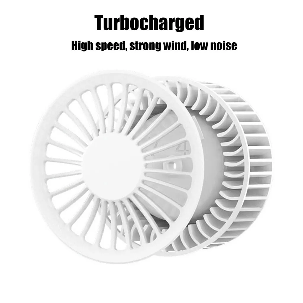 Turbo Портативный мини часы в форме вентилятора USB RechargeableLow Шум портативный