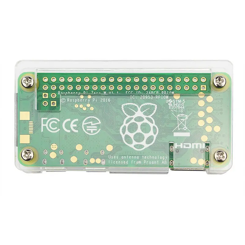 Акриловый протектор с радиатором чехол для Raspberry Pi Zero