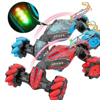 

Global Funhood Gw124 Car Watch Remote Control Stunt Rc Car Gesture Sensing Twisting Vehicle Drift Car Children Driving Toy Gifts