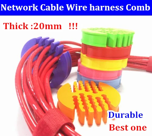 NEW Category 6 Network Cable Comb Machine Wire Harness Arrangement tidy  tools for Router Cabinet Computer room 36 Wires - AliExpress