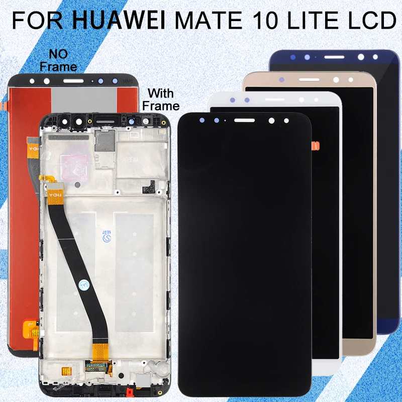 Catteny 5.9inch Nova 2i Display For Huawei Mate 10 Lite LCD Touch Screen Digitizer Assembly Free Shipping With Frame | Мобильные