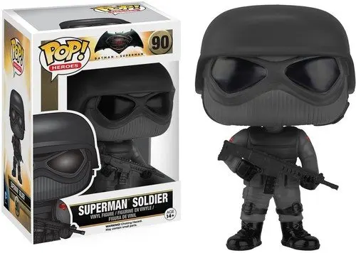 FUNKO POP официальный герой: Бэтмен против Супермена-Супермена солдат Виниловая