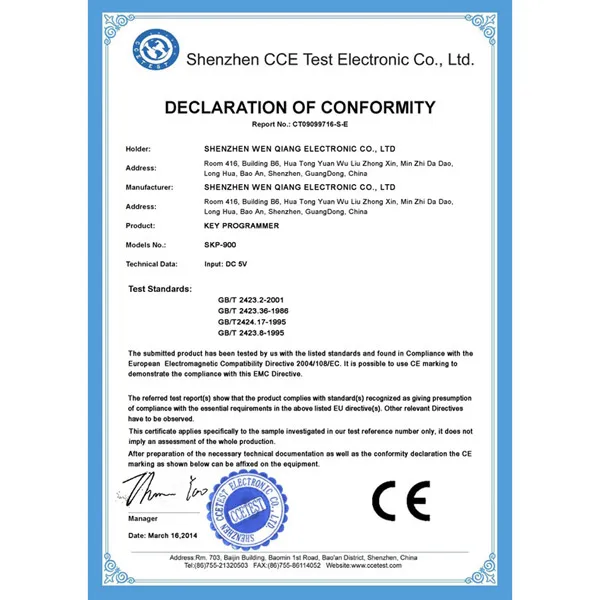 SuperOBD V5.0 SKP-900 SKP900 Ручной OBD2 авто ключ программист
