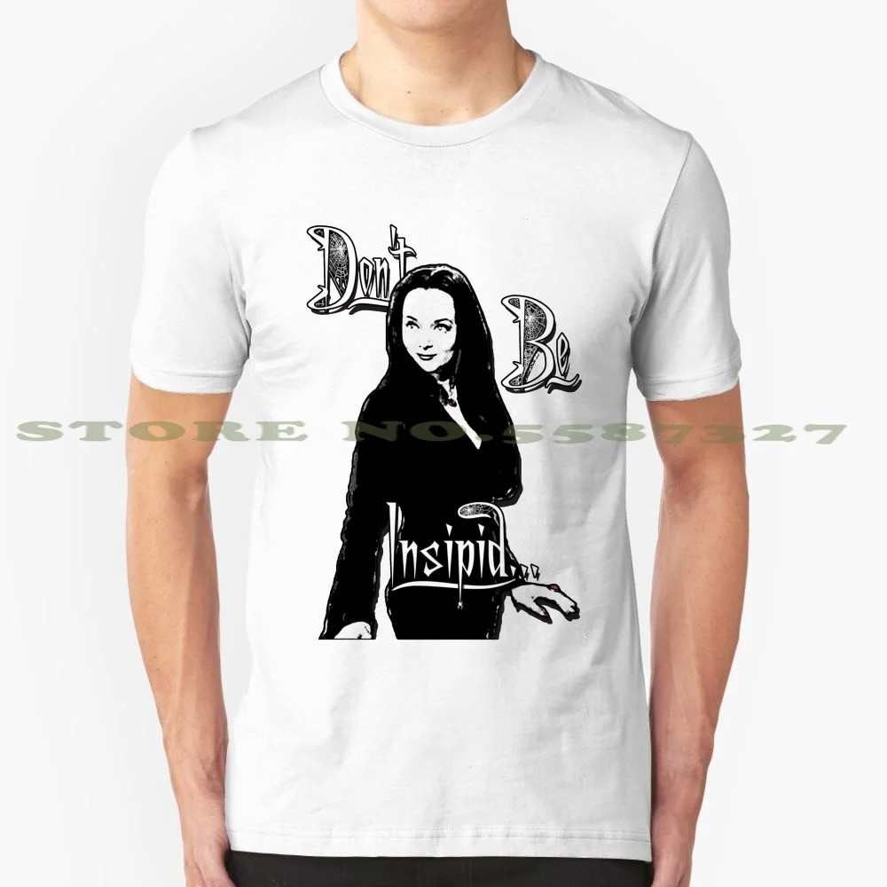 Morticia: Non Essere Insipido Grafica Personalizzata Divertente Vendita Calda Tshirt Gomez Gomez Addams Morticia Morticia Addams Gomez Morticia