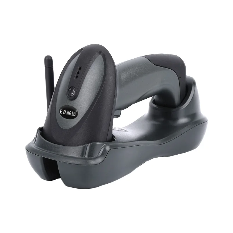 Wirelwss 2D Distância de Transmissão 500m Handheld Scanner de código de Barras Scanner de código QR CMOS 433MHz Handheld Leitor de código de Barras Sem Fio