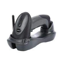 Wirelwss 2D Distância de Transmissão 500m Handheld Scanner de código de Barras Scanner de código QR CMOS 433MHz Handheld Leitor de código de Barras Sem Fio