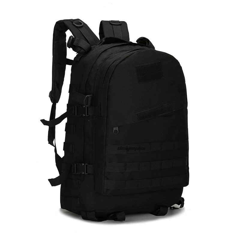 black 40L водонепроницаемый Камуфляжный тактический рюкзак прочный походный охотничий рюкзак для пейнтбола регулируемый ремень альпинистские армейские сумки - Цвет: black