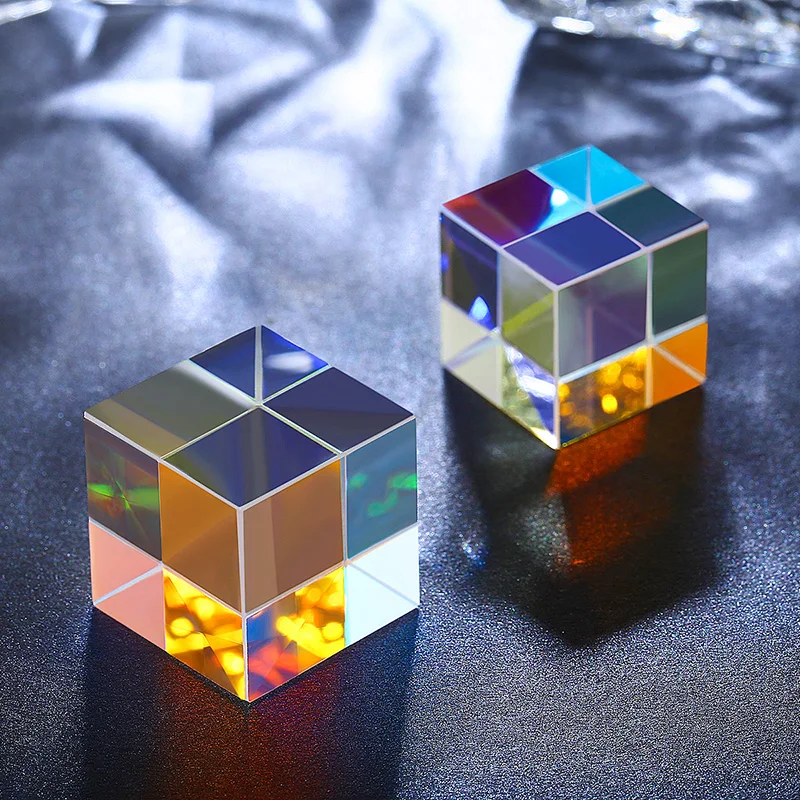 Шестигранная цветная Призма 10*10*10 мм Xcube подарок оптическая призма детское