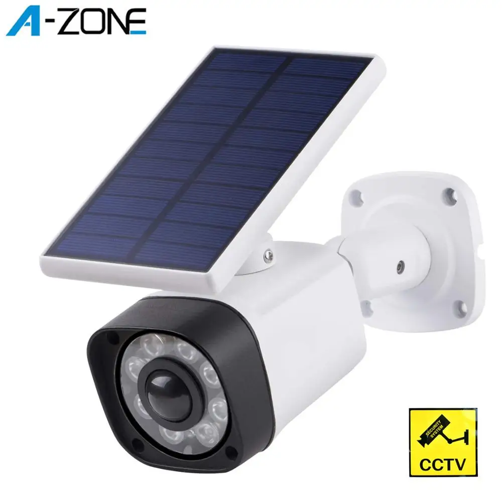

2pcs Simulation Fake Camera Solar Power Outdoor Indoor Home Security Waterproof Surveillance Cameras with Wifi Dummy CCTV Camera