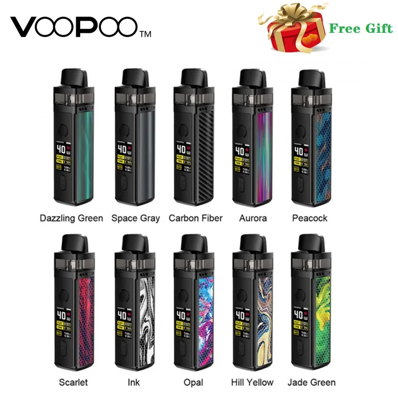 

Original VOOPOO VINCI Mod Pod Vape Kit 1500mAh Battery & 5.5ml Cartridge Electronic Cigarette Vaporizer pen Vape Kit