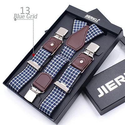 Deepeel 1 шт., 3,5*120 см, регулируемая эластичная Подвеска для взрослых, мужские ремни y-образной формы, Эластичные подтяжки, 3 зажима, подтяжки для штанов - Цвет: 13