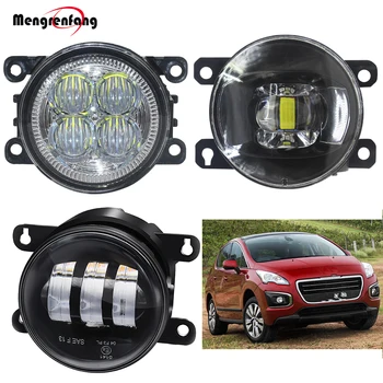 

Fog Light Assembly For Peugeot 3008 2009-2013 Car H11 Front Bumper LED Lens Fog Lamp Daytime Running Light 12V High Bright