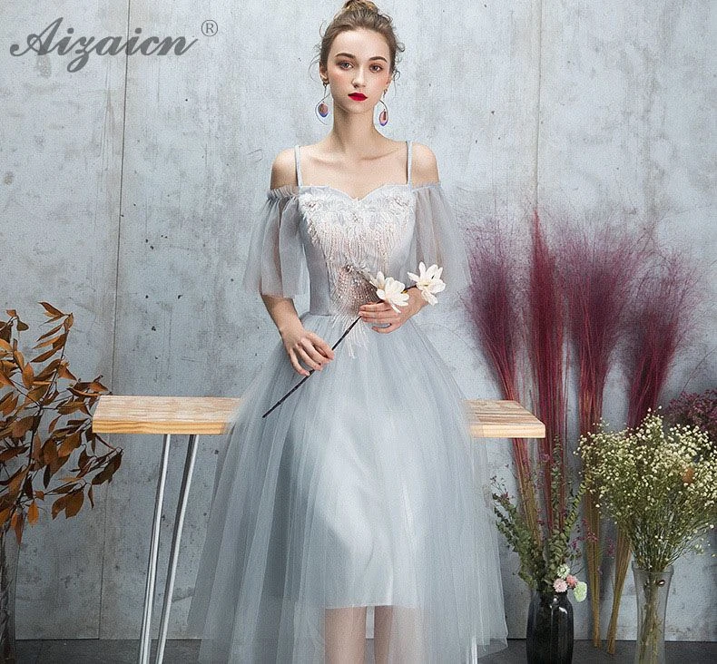 Модное Длинное платье подружки невесты Cheongsam серого цвета Femme Сексуальная Пряжа юбка Qi Pao Женские китайские Вечерние платья Женская Роба в восточном стиле Qipao